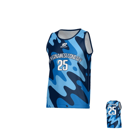 Liquid Sports Singlet - Navy