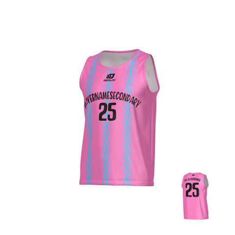 Zig Zag Sports Singlet - Pink