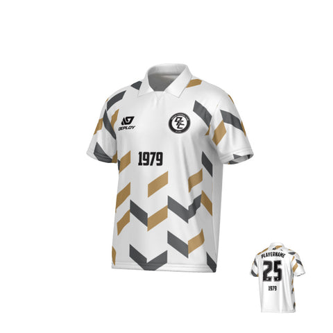Arrows Collared Jersey - White