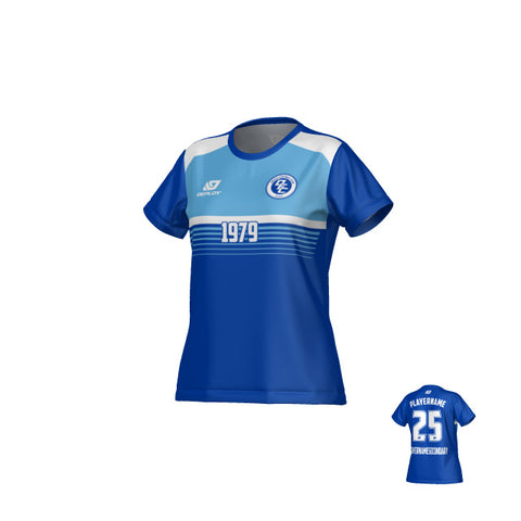 Horizon Womens Jersey - Royal Blue & Sky Blue