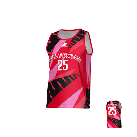 Fern Sports Singlet - Red