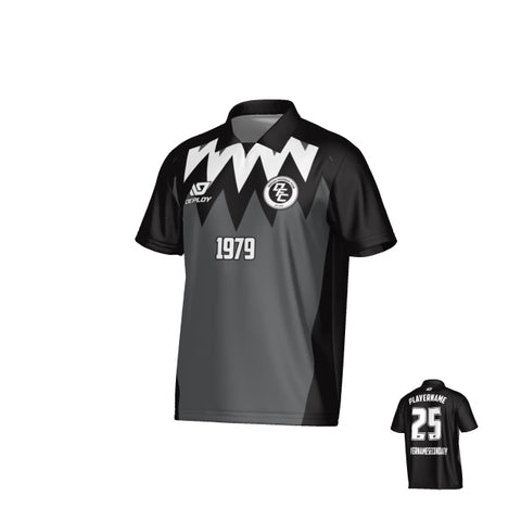 Carnival Collared Jersey - Black