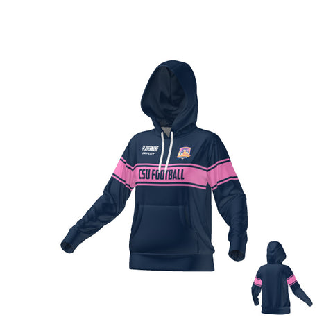 CSU Cockatoos Womans Soccer - Versa Hoodie - Navy - Womans