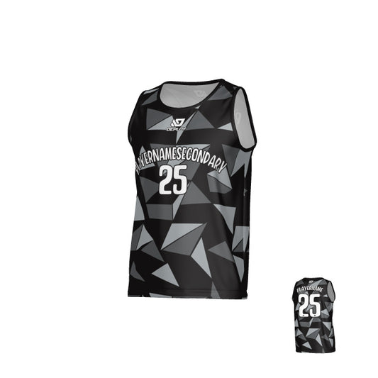 Shards Sports Singlet - Black
