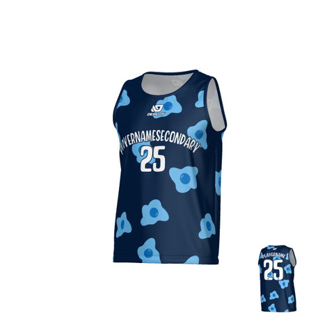 Egg Sports Singlet - Navy