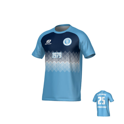Echo Jersey - Sky Blue & Navy