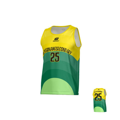 Curve Sports Singlet - Yellow