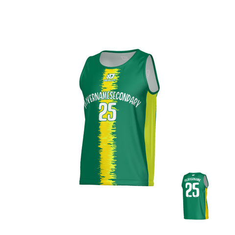 Quake Sports Singlet - Green
