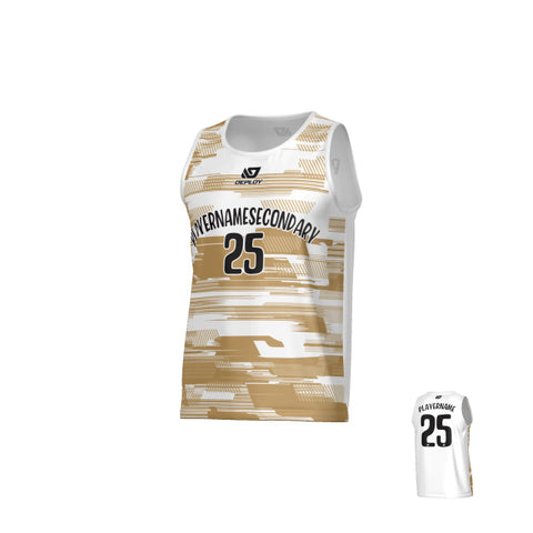 Glitch Sports Singlet - White