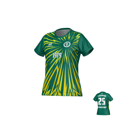 Burst Womens Jersey - Green