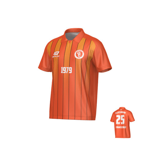Streamline Collared Jersey - Orange