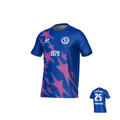 Stars Jersey - Royal Blue & Purple