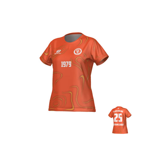 Marble Womens Jersey - Orange
