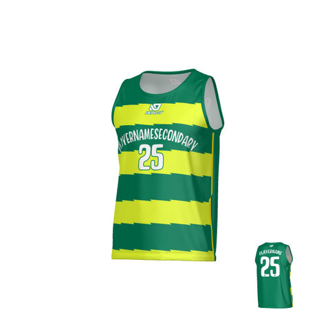 Jagged Sports Singlet - Green