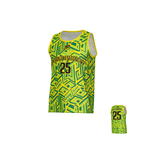 Maze Sports Singlet - Yellow
