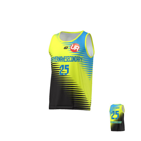 URBAN REC - FLIGHT SINGLET COMB - NEON YELLOW