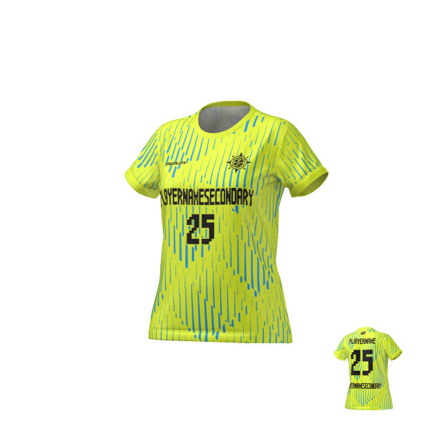 Flight Jersey Womens Faded - Neon Yellow