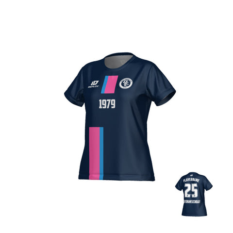 Block Womens Jersey - Navy & Pink