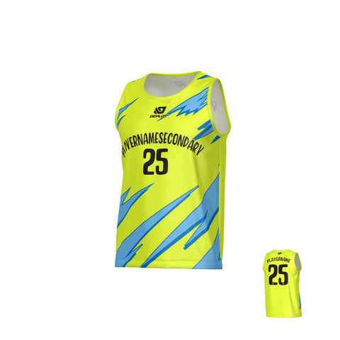 Sharp Sports Singlet - Neon Yellow