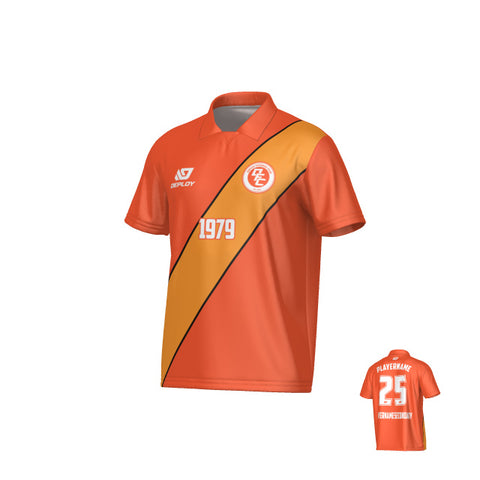 Sash Collared Jersey - Orange