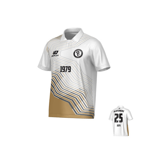 Circuit Collared Jersey - White