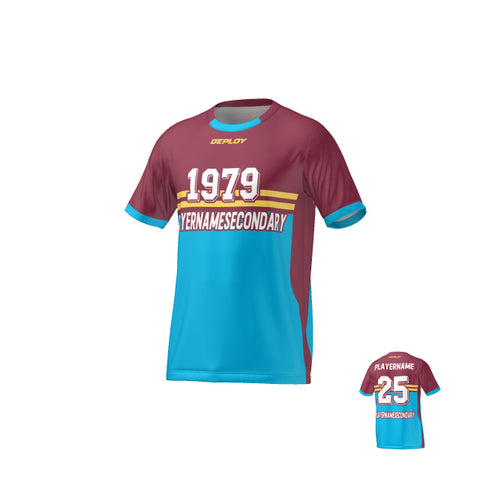 FLIGHT JERSEY 25 - MAROON - Deploy Football - Australia's Best Footballs & Soccer Balls
