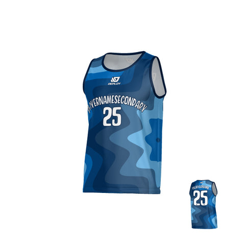 Splat Sports Singlet - Navy