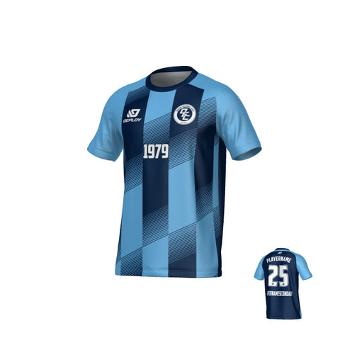 Vector Jersey - Navy & Sky Blue