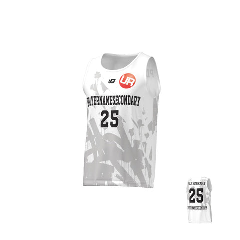 URBAN REC - FLIGHT SINGLET GRAFFITI - WHITE