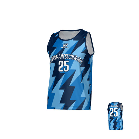 Bolts Sports Singlet - Navy