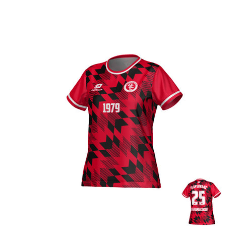 Leaves Womens Jersey - Red