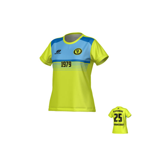 Horizon Womens Jersey - Neon Yellow
