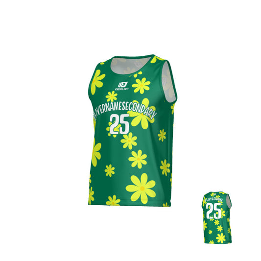 Flower Sports Singlet - Green