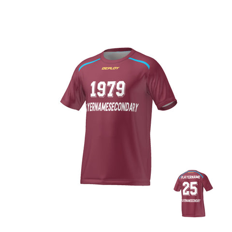 FLIGHT JERSEY 18 - MAROON - Deploy Football - Australia's Best Footballs & Soccer Balls
