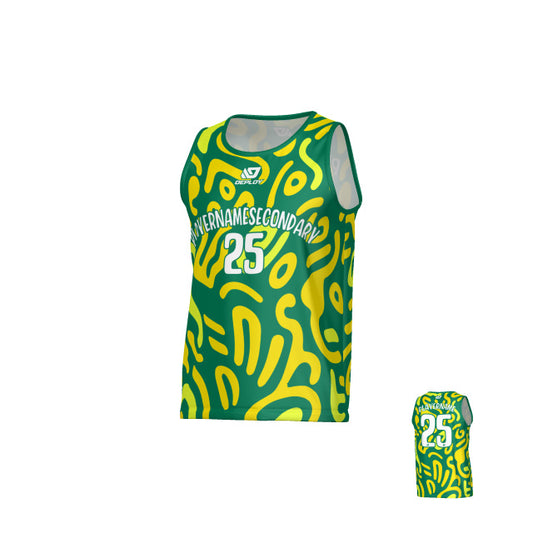 Swells Sports Singlet - Green