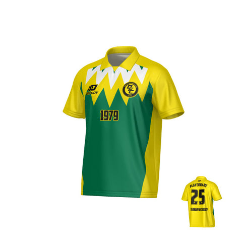 Carnival Collared Jersey - Yellow