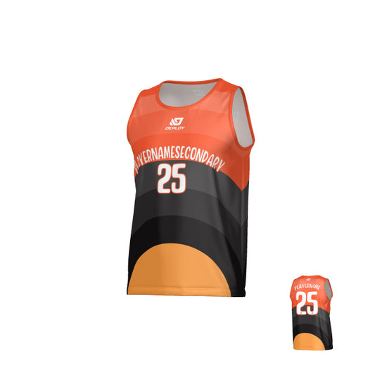 Curve Sports Singlet - Orange