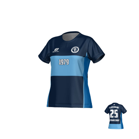 Shift Womens Jersey - Navy & Sky Blue