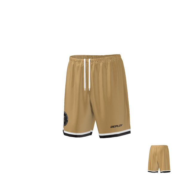 Elevate Performance Coaching - Playing Shorts Gold - Youth & Unisex - Deploy Football - Australia's Best Footballs & Soccer Balls