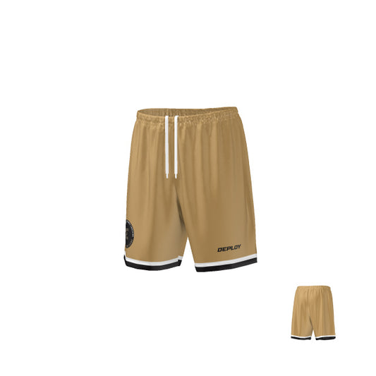 Elevate Performance Coaching - Playing Shorts Gold - Youth & Unisex - Deploy Football - Australia's Best Footballs & Soccer Balls