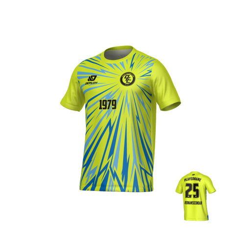 Burst Jersey - Neon Yellow