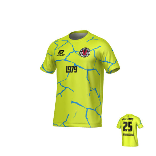 VIRGINIA UNITED SUMMER - CRACKS - NEON YELLOW
