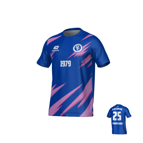 Sharp Jersey - Royal Blue & Purple