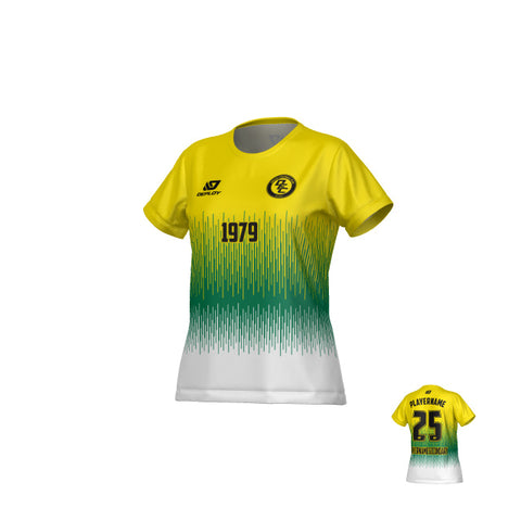 Fade Womens Jersey - Yellow