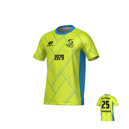 SUPER FUTSAL - PLAID - NEON YELLOW