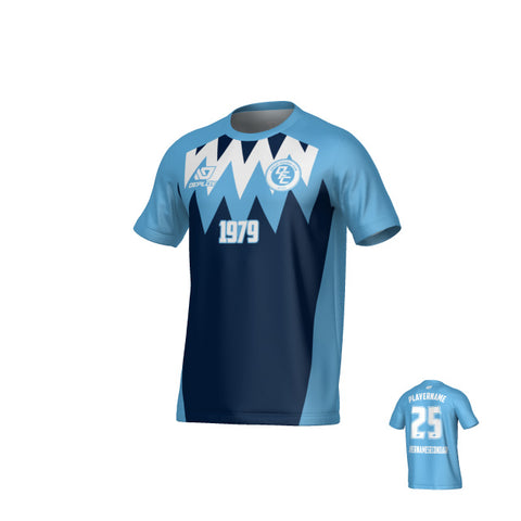 Carnival Jersey - Sky Blue & Navy