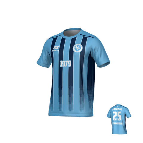 Classic Jersey - Sky Blue & Navy