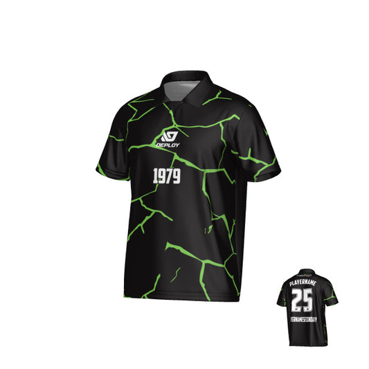 DUBBO 6s SUMMER - CRACKS FLURO GREEN
