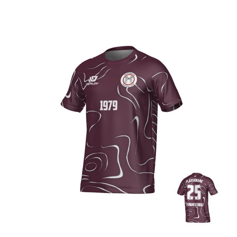 Northbridge FC - Flight Jersey Marble - Maroon