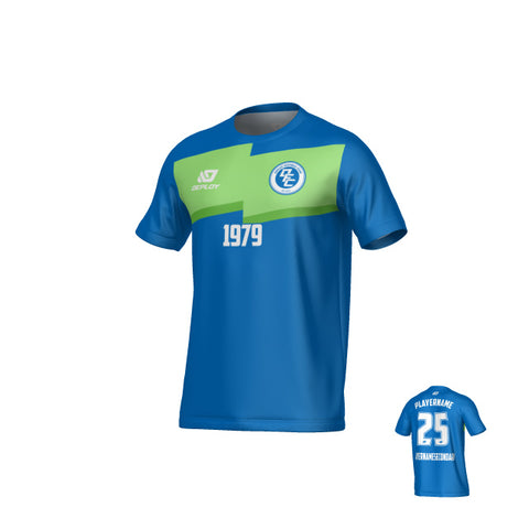 Zag Jersey - Blue & Neon Green